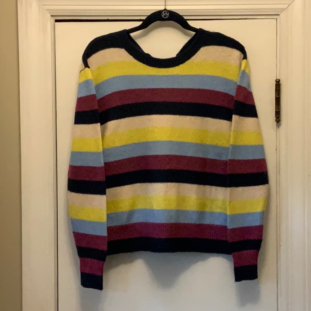 Halogen Stripe Sweater Medium